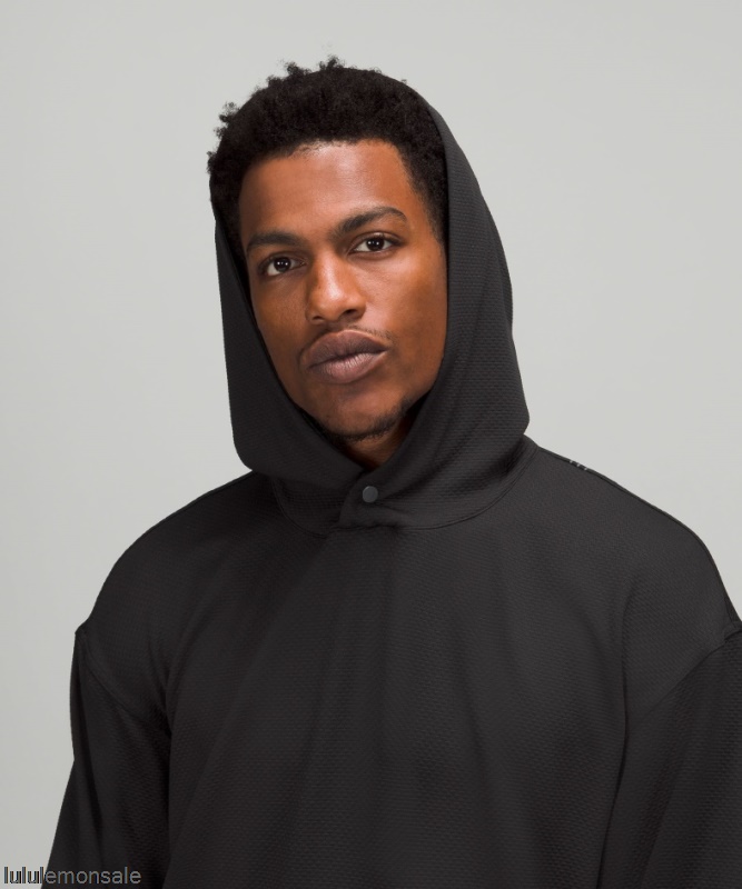 Lululemon Verkauf DELULU634 | Lululemon Deutschland Schwarzer Trainings-Hoodie Mit Entspannter Passform